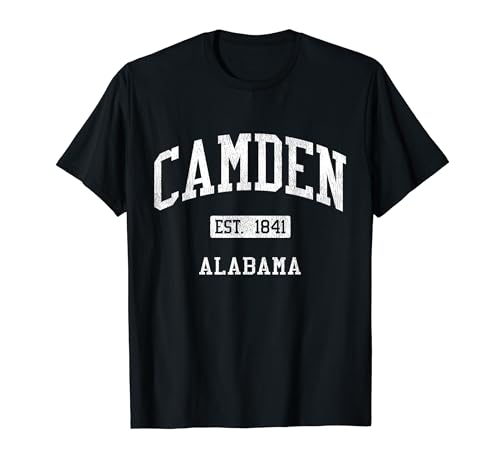 Camden Alabama AL JS04 Vintage Athletic Sports T-Shirt