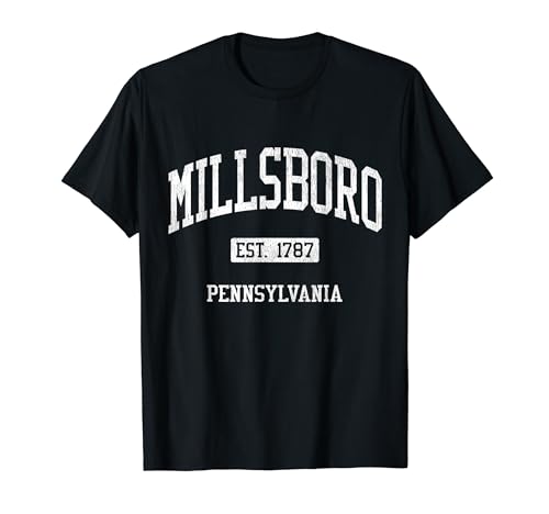 Millsboro Pennsylvania PA JS04 Vintage Athletic Sports T-Shirt