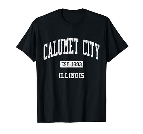 Calumet City Illinois IL JS04 Vintage Athletic Sports T-Shirt