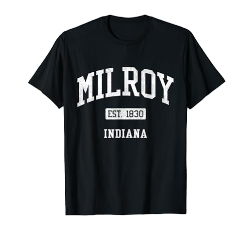 Milroy Indiana IN JS04 Vintage Athletic Sports T-Shirt