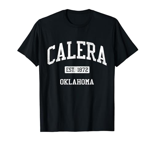 Calera Oklahoma OK JS04 Vintage Athletic Sports T-Shirt