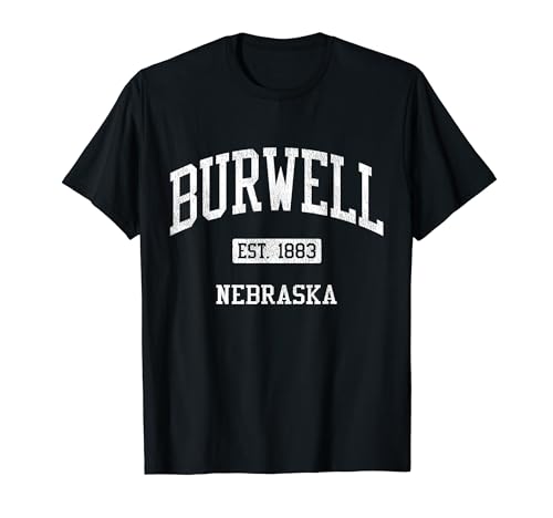 Burwell Nebraska NE JS04 Vintage Athletic Sports T-Shirt