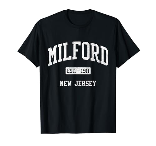 Milford New Jersey NJ JS04 Vintage Athletic Sports T-Shirt