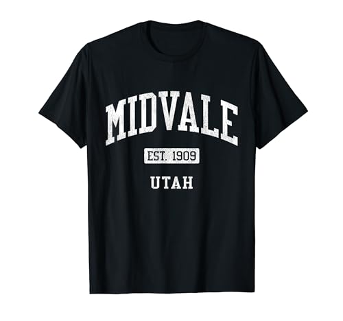 Midvale Utah UT JS04 Vintage Athletic Sports T-Shirt