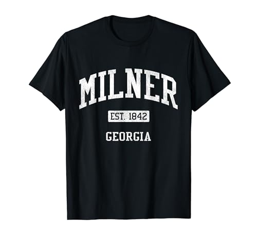 Milner Georgia GA JS04 Vintage Athletic Sports T-Shirt