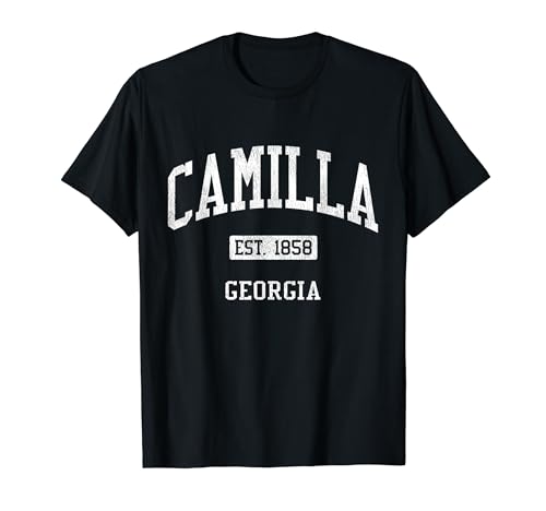 Camilla Georgia GA JS04 Vintage Athletic Sports T-Shirt