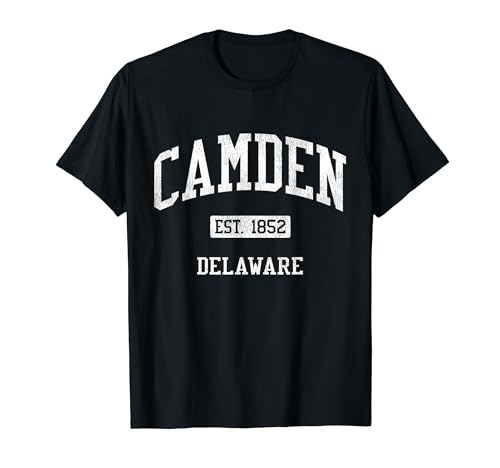 Camden Delaware DE JS04 Vintage Athletic Sports T-Shirt