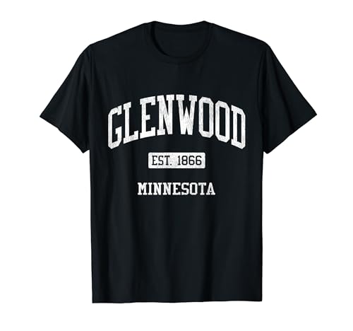 Glenwood Minnesota MN JS04 Vintage Athletic Sports T-Shirt