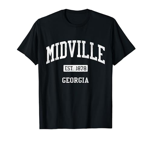 Midville Georgia GA JS04 Vintage Athletic Sports T-Shirt