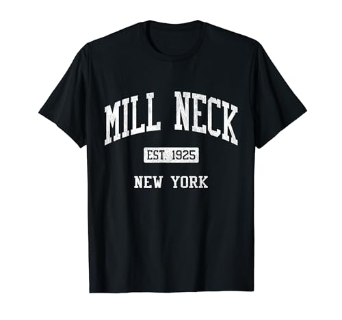 Mill Neck New York NY JS04 Vintage Athletic Sports T-Shirt