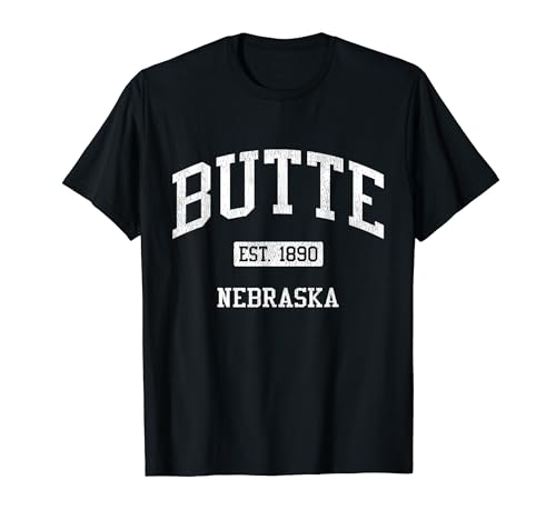 Butte Nebraska NE JS04 Vintage Athletic Sports T-Shirt