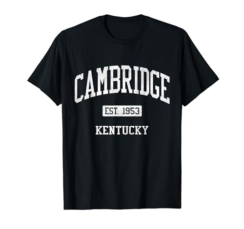 Cambridge Kentucky KY JS04 Vintage Athletic Sports T-Shirt