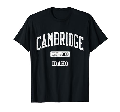 Cambridge Idaho ID JS04 Vintage Athletic Sports T-Shirt