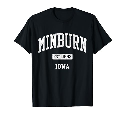 Minburn Iowa IA JS04 Vintage Athletic Sports T-Shirt