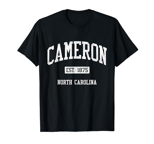 Cameron North Carolina NC JS04 Vintage Athletic Sports T-Shirt