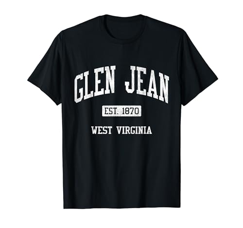 Glen Jean West Virginia WV JS04 Vintage Athletic Sports T-Shirt