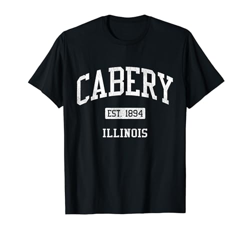 Cabery Illinois IL JS04 Vintage Athletic Sports T-Shirt