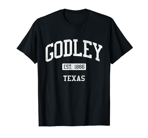 Godley Texas TX JS04 Vintage Athletic Sports T-Shirt