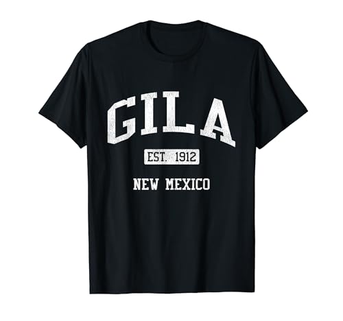 Gila New Mexico NM JS04 Vintage Athletic Sports T-Shirt