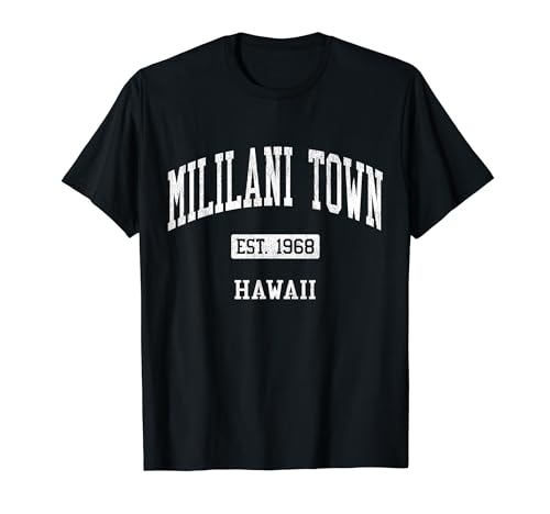 Mililani Town Hawaii HI JS04 Vintage Athletic Sports T-Shirt