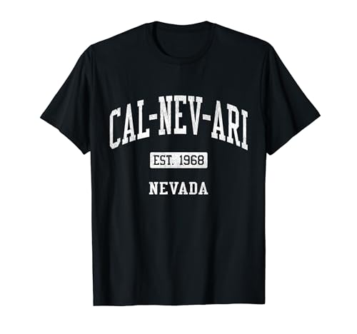 Cal-Nev-Ari Nevada NV JS04 Vintage Athletic Sports T-Shirt