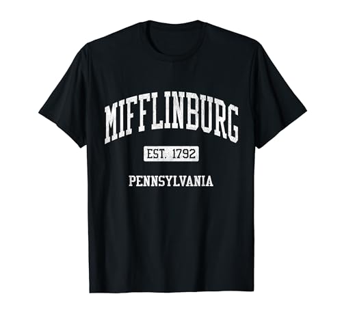 Mifflinburg Pennsylvania PA JS04 Vintage Athletic Sports T-Shirt