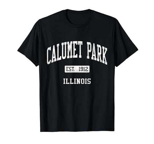 Calumet Park Illinois IL JS04 Vintage Athletic Sports T-Shirt