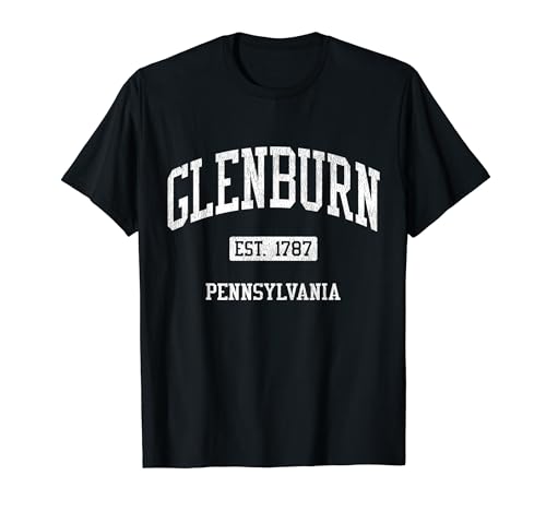 Glenburn Pennsylvania PA JS04 Vintage Athletic Sports T-Shirt