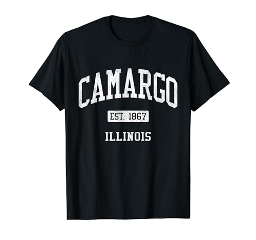 Camargo Illinois IL JS04 Vintage Athletic Sports T-Shirt