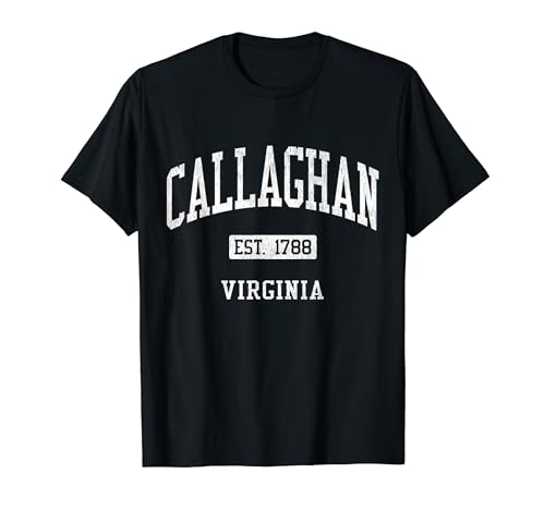 Callaghan Virginia VA JS04 Vintage Athletic Sports T-Shirt