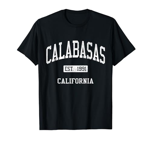 Calabasas California CA JS04 Vintage Athletic Sports T-Shirt