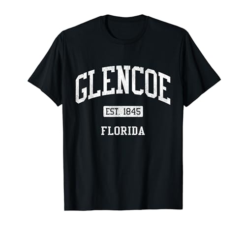 Glencoe Florida FL JS04 Vintage Athletic Sports T-Shirt