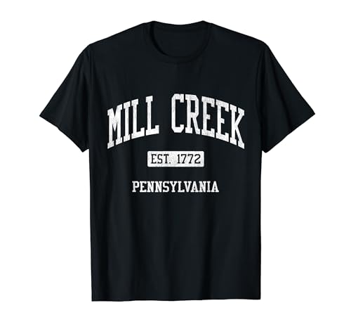 Mill Creek Pennsylvania PA JS04 Vintage Athletic Sports T-Shirt