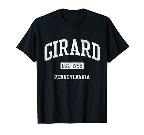 Girard Pennsylvania PA JS04 Vintage Athletic Sports T-Shirt