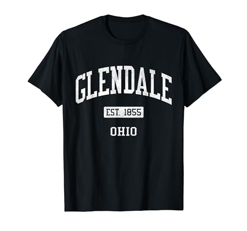 Glendale Ohio OH JS04 Vintage Athletic Sports T-Shirt