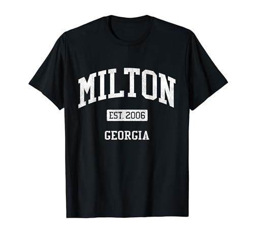 Milton Georgia GA JS04 Vintage Athletic Sports T-Shirt