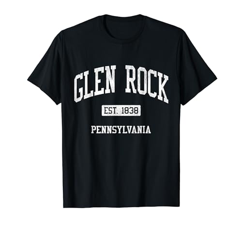 Glen Rock Pennsylvania PA JS04 Vintage Athletic Sports T-Shirt