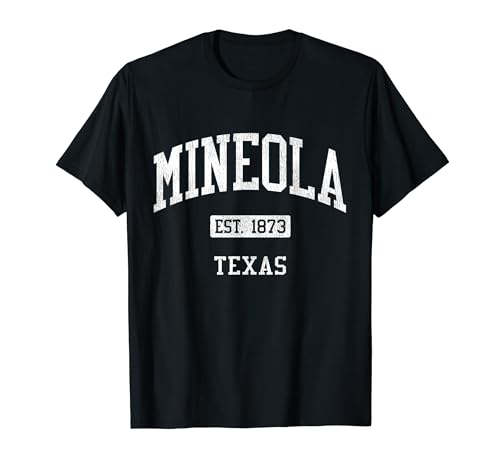 Mineola Texas TX JS04 Vintage Athletic Sports T-Shirt