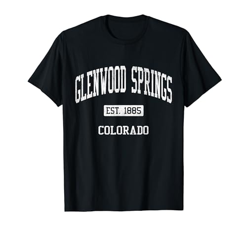 Glenwood Springs Colorado CO JS04 Vintage Athletic Sports T-Shirt
