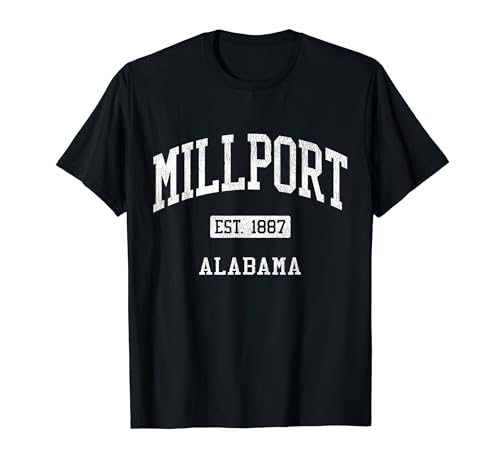 Millport Alabama AL JS04 Vintage Athletic Sports T-Shirt