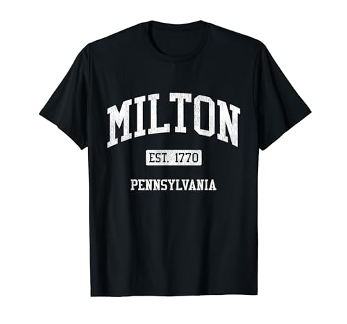 Milton Pennsylvania PA JS04 Vintage Athletic Sports T-Shirt