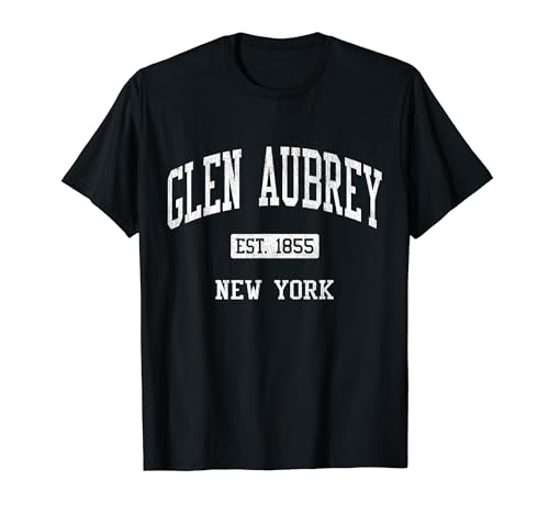 Glen Aubrey New York NY JS04 Vintage Athletic Sports T-Shirt