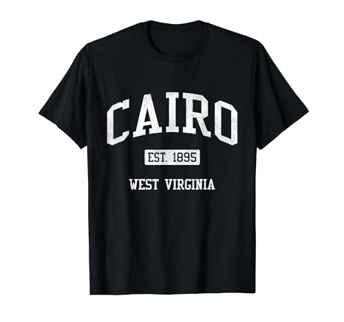 Cairo West Virginia WV JS04 Vintage Athletic Sports T-Shirt