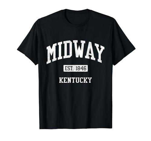 Midway Kentucky KY JS04 Vintage Athletic Sports T-Shirt