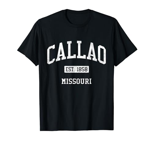 Callao Missouri MO JS04 Vintage Athletic Sports T-Shirt