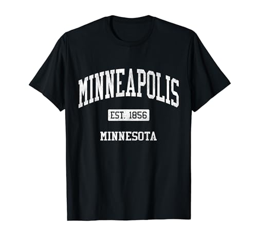 Minneapolis Minnesota MN JS04 Vintage Athletic Sports T-Shirt