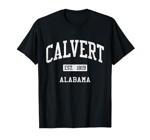 Calvert Alabama AL JS04 Vintage Athletic Sports T-Shirt