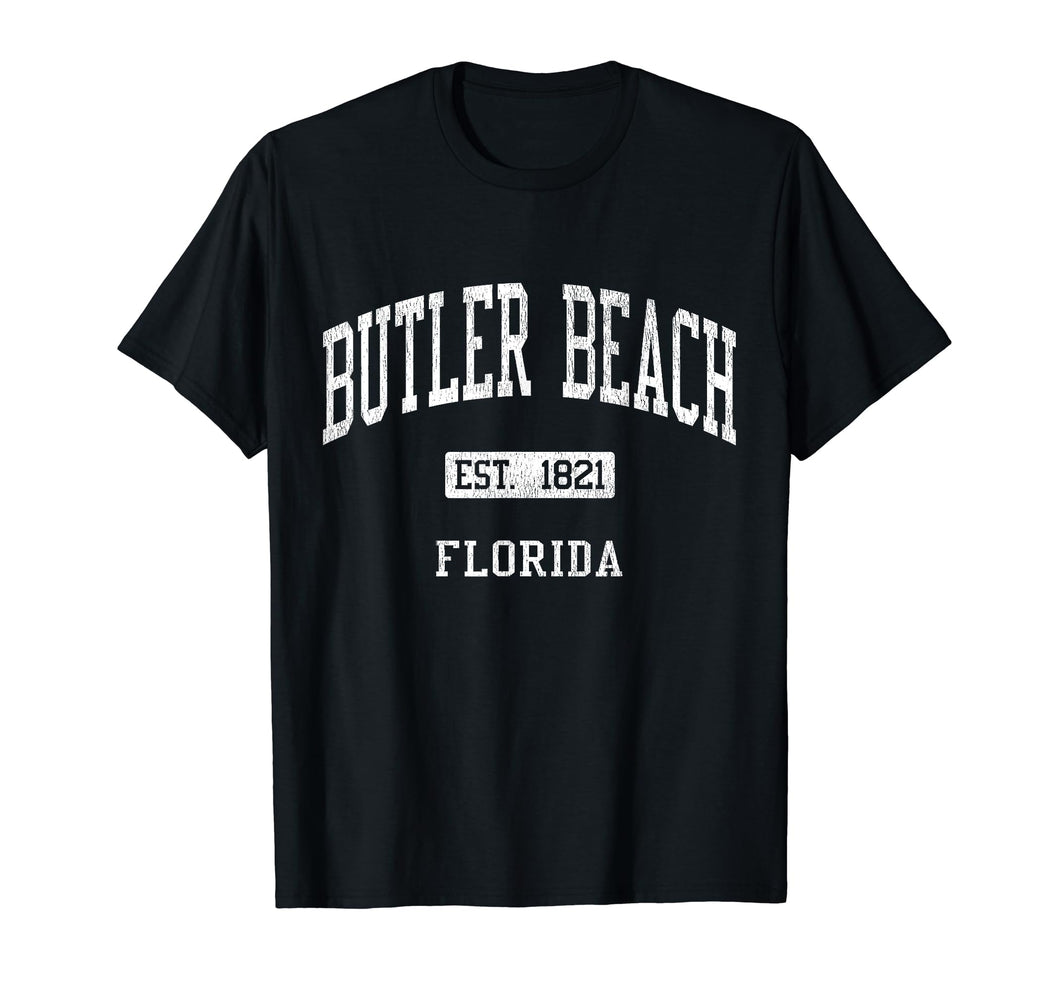 Butler Beach Florida FL JS04 Vintage Athletic Sports T-Shirt