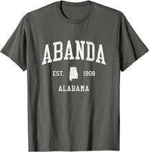 Abanda Alabama AL T-Shirt Vintage Athletic Sports Design Tee