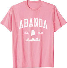 Abanda Alabama AL T-Shirt Vintage Athletic Sports Design Tee